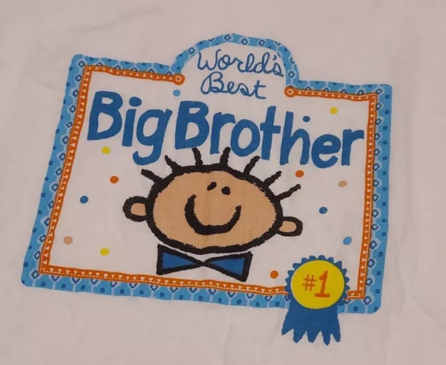 World's Best Big Brother T-shirt  size child's Med