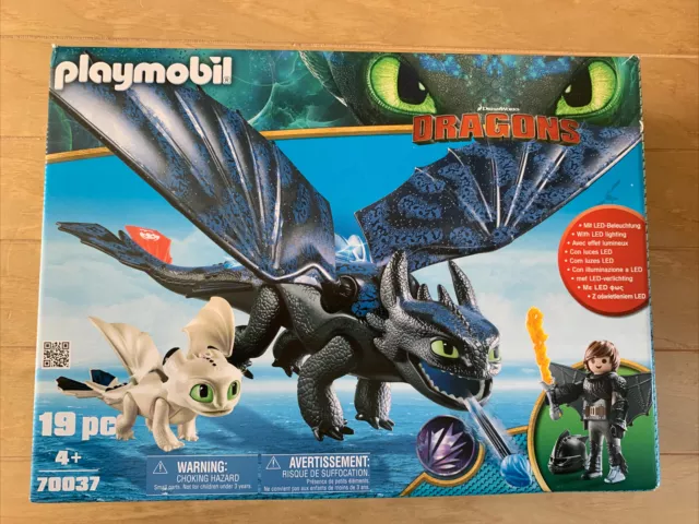 PLAYMOBIL 70037 DREAMWORKS Dragons Hiccup and Toothless with Baby