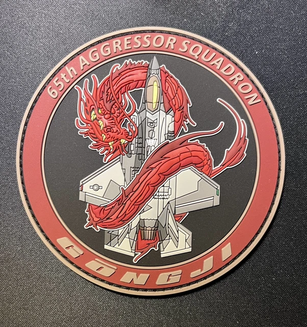 RARE*2024 US AIR force 65th Aggressor Squadron « Loong » thème chinois ...