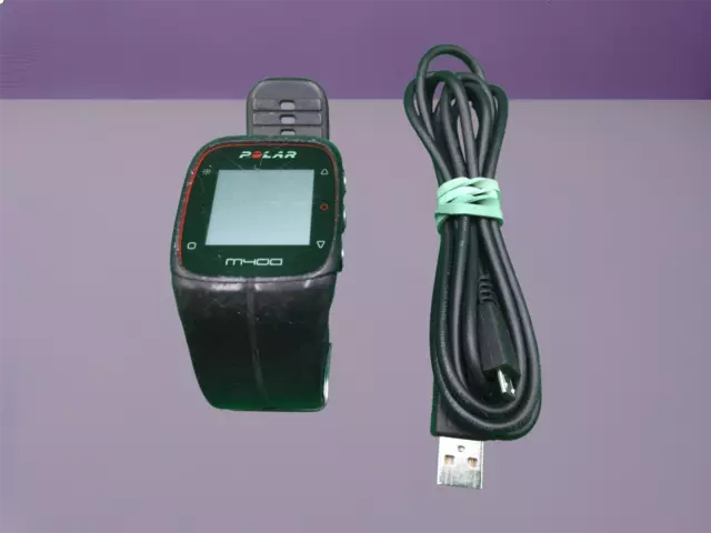 Polar M400 0Y Bluetooth GPS Multisport Montre Smart , Noir, Rayé, Worn