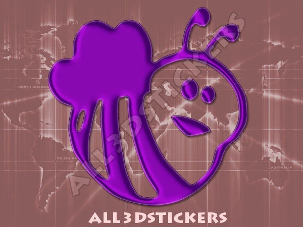 Autocollant 3D Relief Symbole OM Jaune 85x85 Mm - Décor Spirituel, Résine, Sticker Mural