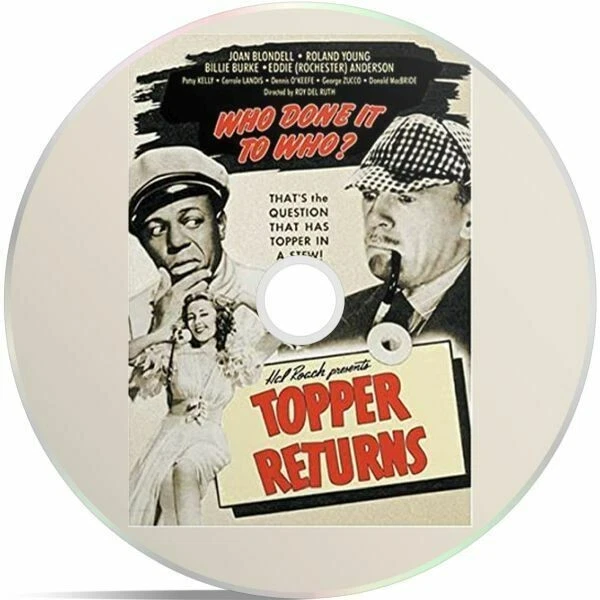 TOPPER RETURNS 1941 Public Domain Film Supplied On DVD Free Post £2.19