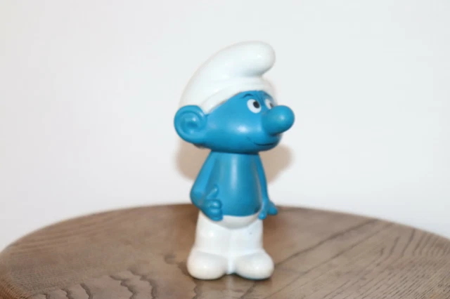 Figurine Schtroumpf RARE Avec Pouet - Peyo 1983 - 14,5 Cm (Pouet HS)