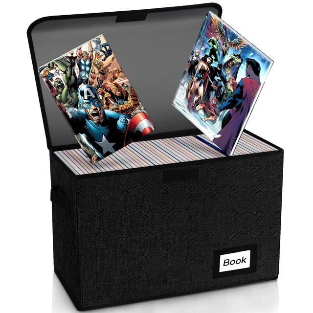 Comic Book Storage, Comic Book Box, 15.8&quote; X 7.8&quote; X 11.8&qu...