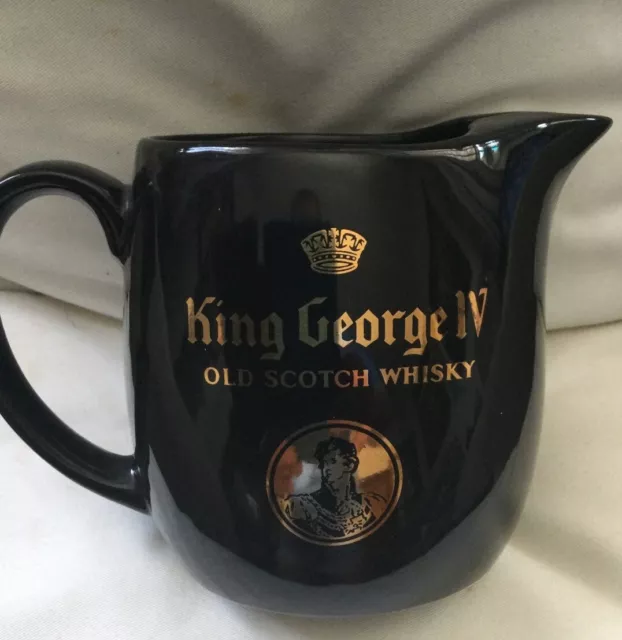KING GEORGE IV SCOTCH WHISKY WATER JUG Wade Regico