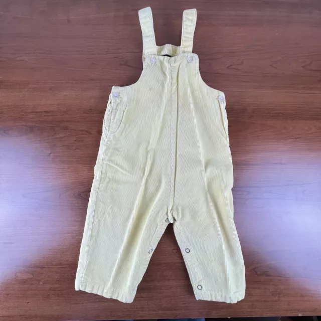 Vintage Health-Tex 24 Month Yellow Coveralls With Snaps & Buttons Baby Cloths