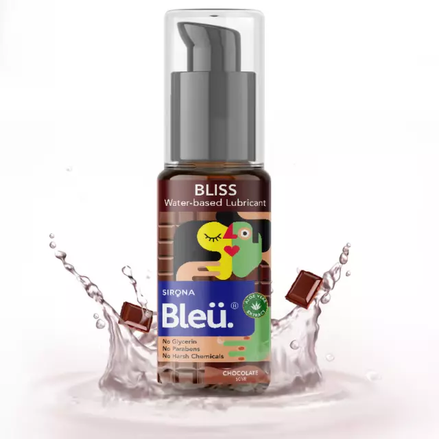 Sirona Bleu Natural Glycerin-Free Chocolate Lubricant Gel (50ml)