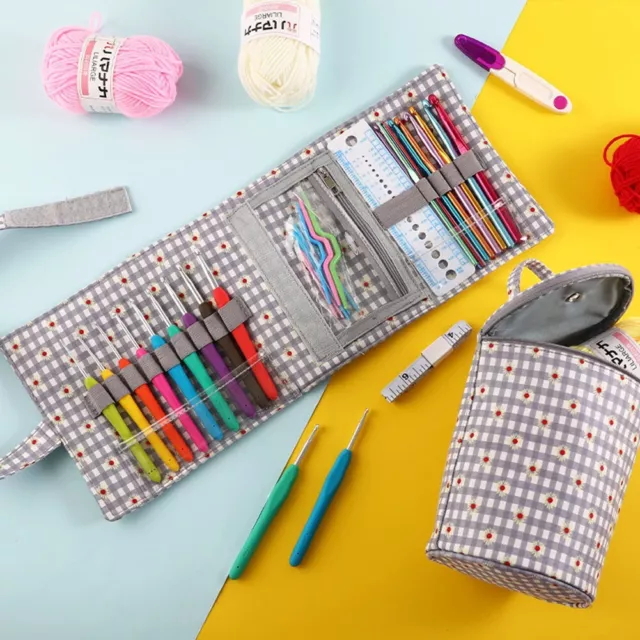 Knitting Storage Bags with Efficient Organization Find Your Supplies Easily