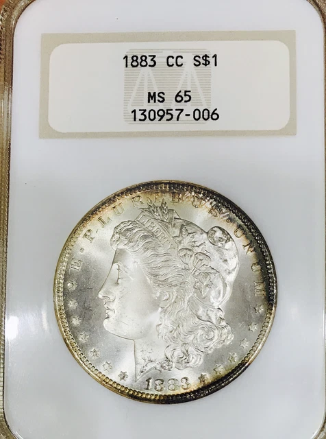1883 Cc Morgan Silver Dollar! Old Fatty! Rare Engraved Back #Bin285