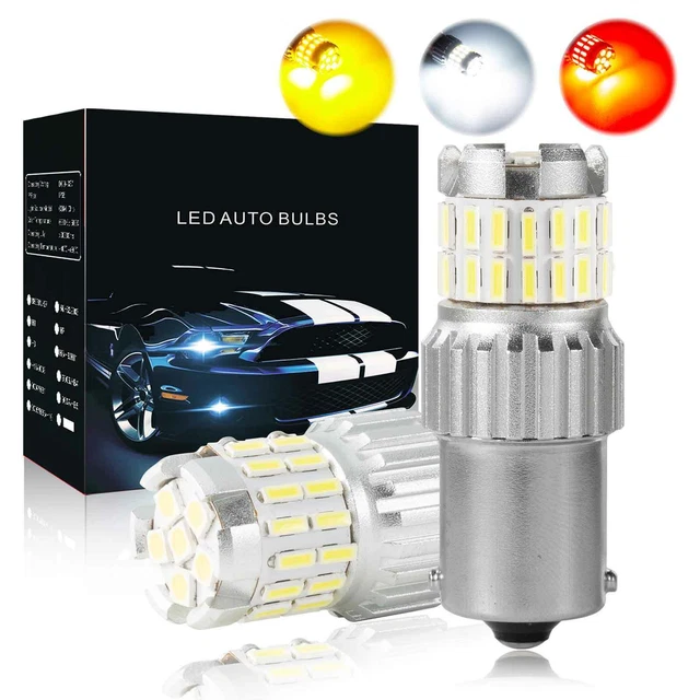 BA15S 7506 P21W LED Brake Reverse Light Bulb Canbus Error Free 6500K White SA