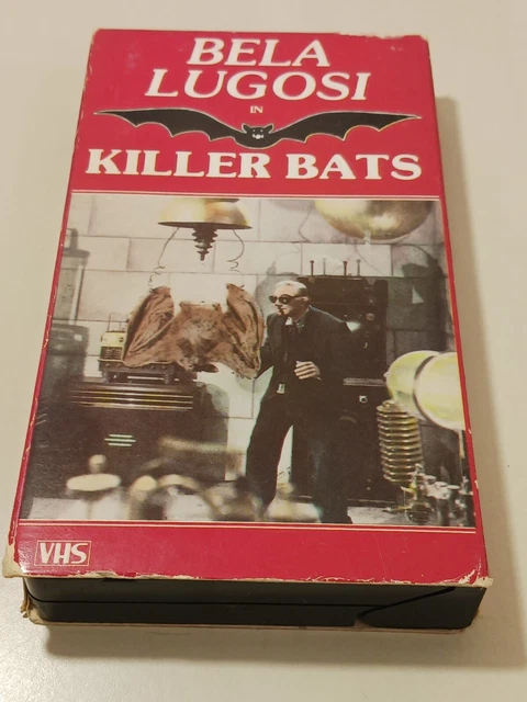 KILLER BATS BELA Lugosi 1985 Release Hood Times Movie Classics VHS ...