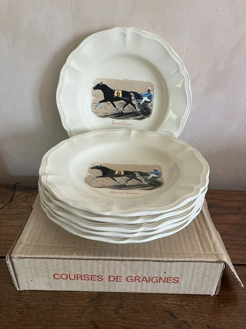 Lot de vaisselles arcopal vintage myosotis Veronica - Arts de la table