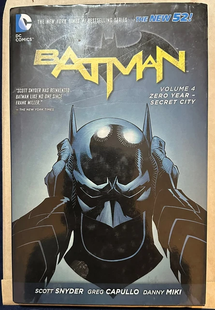 Batman Vol 4 Zero Year Secret City TPB HC Hardcover DC Comics New 52