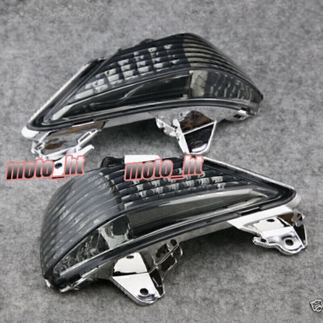 Obiettivo segnale di svolta anteriore adatto per Kawasaki Ninja 650R EX650 ER-6N ER650C 2009-11 fumo