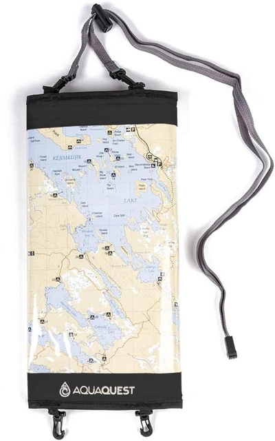 Aqua Quest Trail Kartenetui - 100 % wasserdichtes Dokument Trockenbeutelhalter mit 2