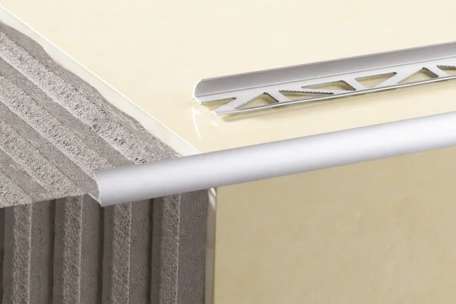 Cezar Oval Edge Profile for Tile (Aluminum)
