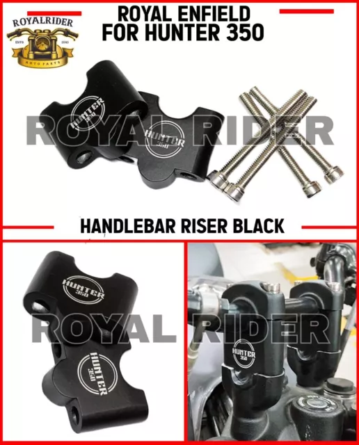 Royal Enfield "ELEVADOR DE MANILLAR NEGRO" Para Hunter 350