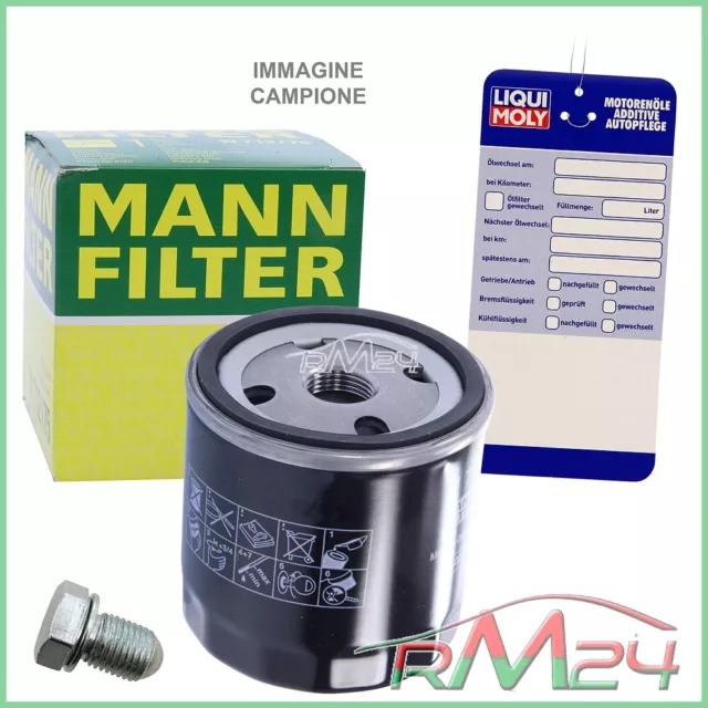 Mann-Filter Filtro Olio+Tappo Per Opel Frontera A 2.0 B 2.2
