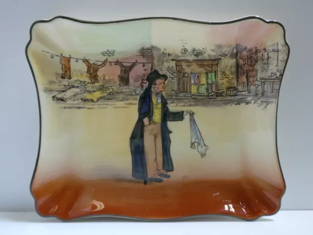 Royal Doulton Pottery The Artful Dodger Noke Dickens Series Dish Plate D5175