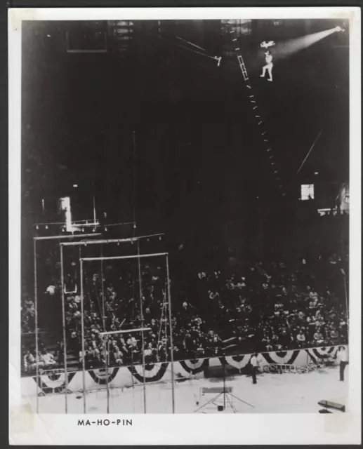 1960s Circus Act Polack Bros. Original Photo Still Aerial Trapeze Performers #2