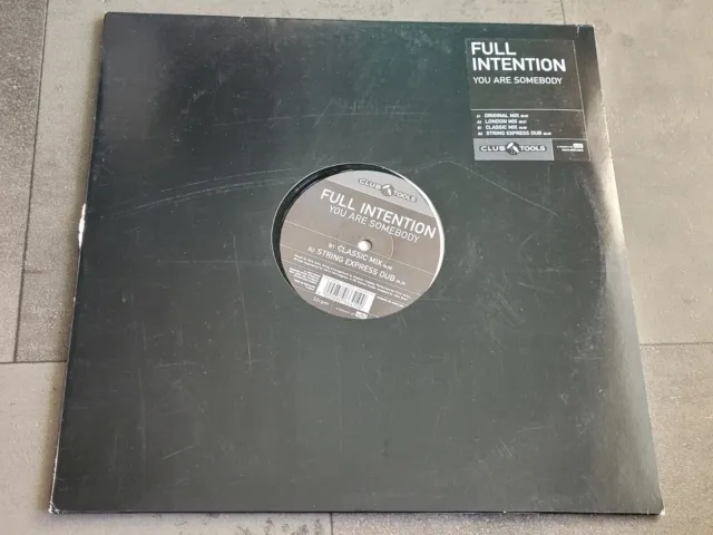 Full Intention – You Are Somebody 12" - UK House - 1999