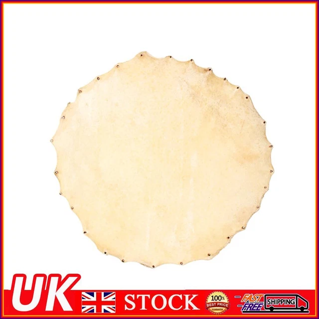 Drum Goat Skin Head for African Tambourine Percussion Drum Part (Diameter 300mm)