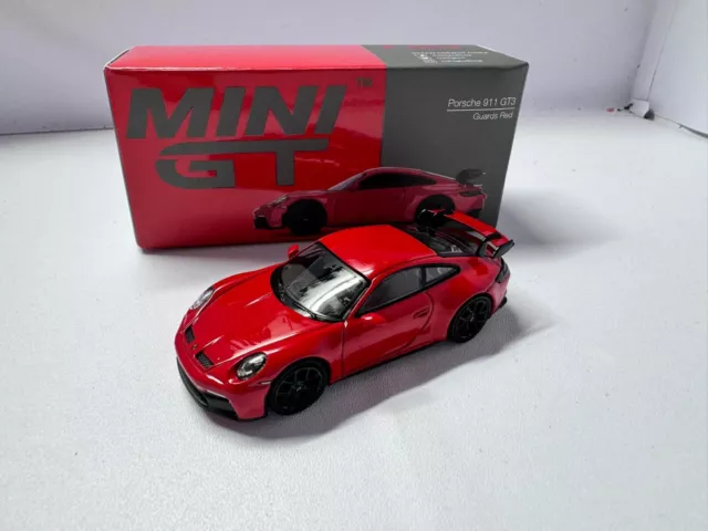 1:64 Mini GT Porsche 911 (992) GT3 Guards Rot