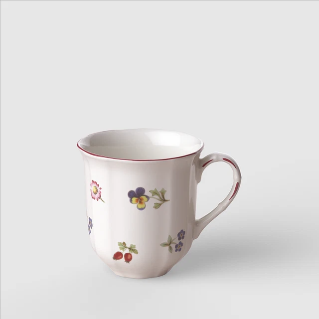 VILLEROY & BOCH Petite Fleur Becher mit Henkel Kaffeebecher - 4870 - EUR 18,40 - DE