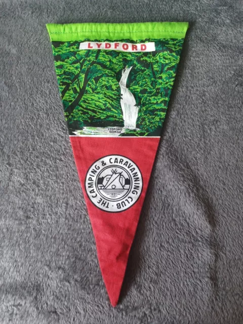 Camping And Caravanning Club - Lydford Vintage Pennant - NEW