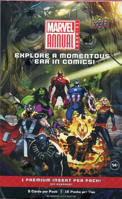 2021 Upper Deck Marvel Annual Factory Sealed Trading Card Hobby Box