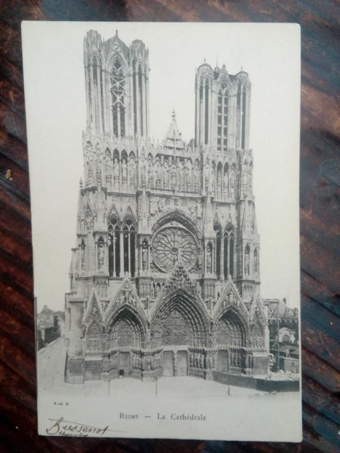 Cpa 51 Reims La Cathédrale