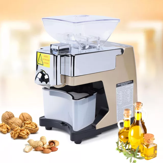 Commercial Oil Press Machine Stainless Steel Automatic Oil Extractor Expeller