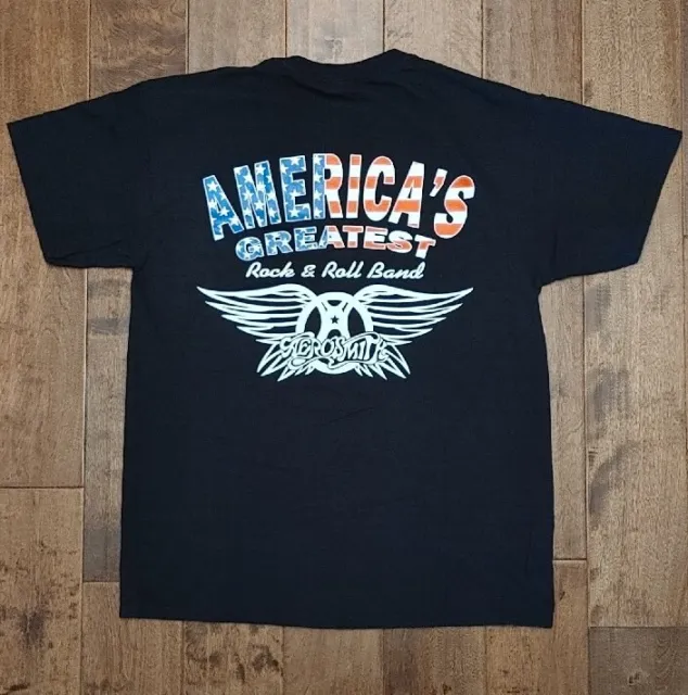Vtg 2000s Aerosmith America's Greatest Rock Band Gildan T-Shirt Size (L)
