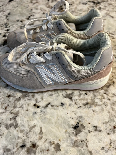 NEW BALANCE CLASSIC 574 Kids Sneakers Blue Red White Size Youth US