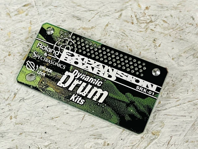 Roland SRX-01 DynamicDrumKitエクスパンションボード Roland Expansion Board SRX-01 Dynamic Drum Kits Card– Retro Gear Shop