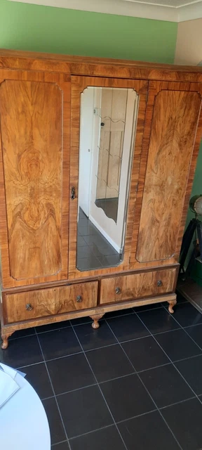Antique Vintage Triple Wardrobe
