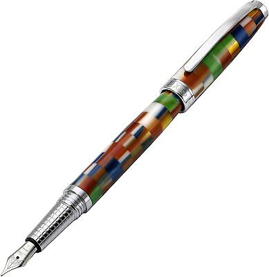 Xezo Urbanite II Jazzy Multicolor Fountain Pen, Fine Point. Limited Edition