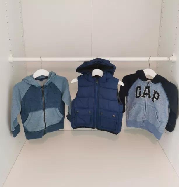 Baby Boys Gap Winter Bundle - 18 - 24 Months / 2 Years - Hoody / Gillet / Jacket