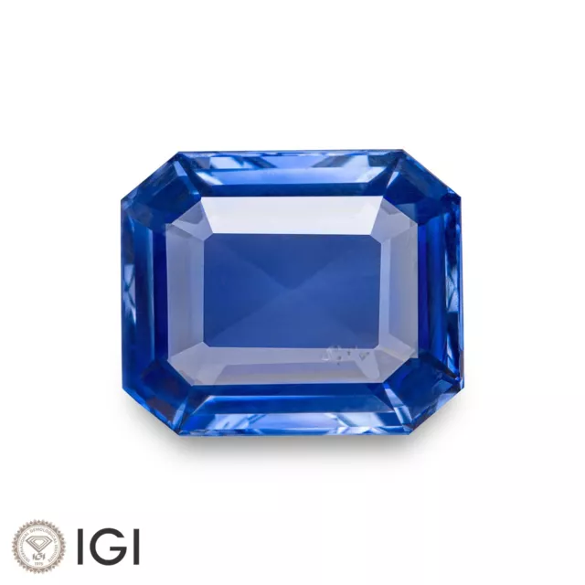 IGI Certified CORNFLOWER BLUE Sapphire 1.68 Ct. Natural Untreated EYE-CLEAN Rare