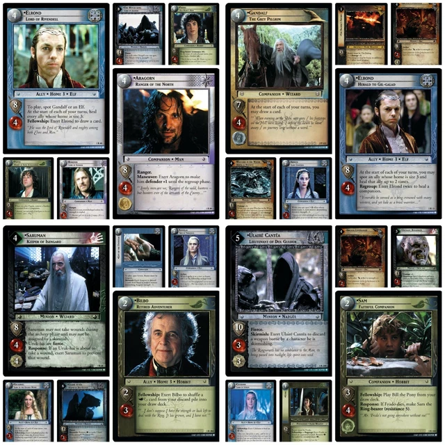 THE LORD OF the Rings TCG Decipher Rare Trading Card Game Sets 15