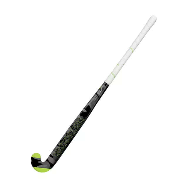 Kookaburra Combat Mid-Bow 37.5'' Long Light-Weight Field Hockey Stick Black/Grey