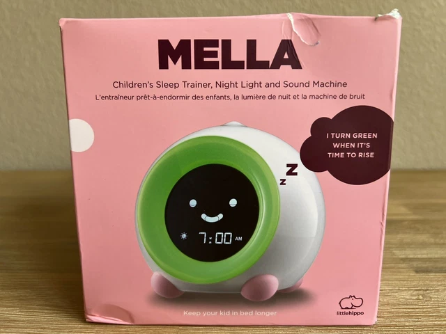 Mella Ready to Rise Children's Sleep Trainer Alarm Clock Night Light and Sounds