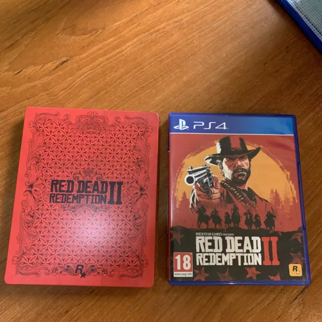 Sony PS4 PlayStation Red Dead Redemption 2 libro de acero con mapa