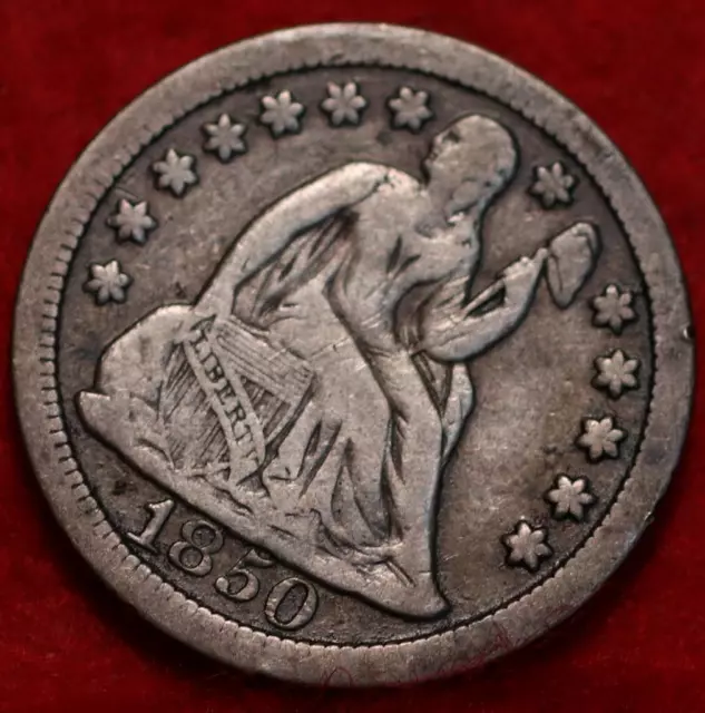 1850 Philadelphia Mint Silver Seated Liberty Dime