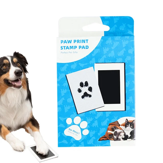 Pet Paw Print Ink Pads Dog Cat DIY Keepsake Pawprint Maker Kit Handprint