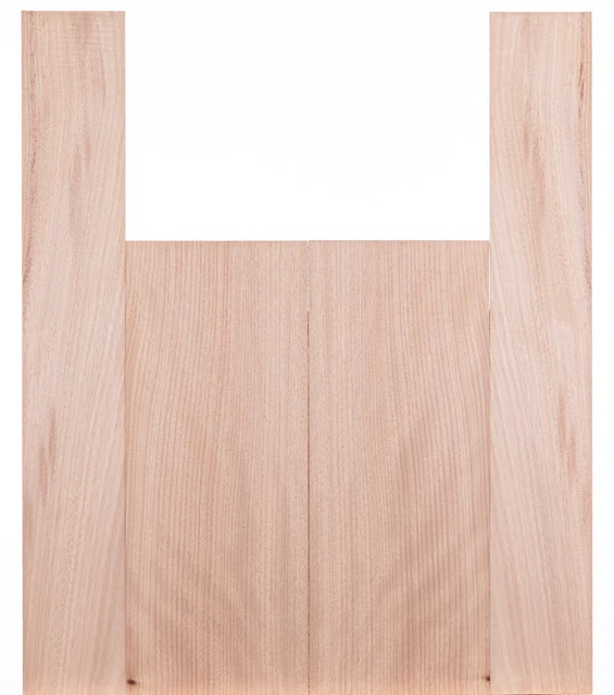 Tonewood Okoume madera acústica guitarra backs & laterales set 5258