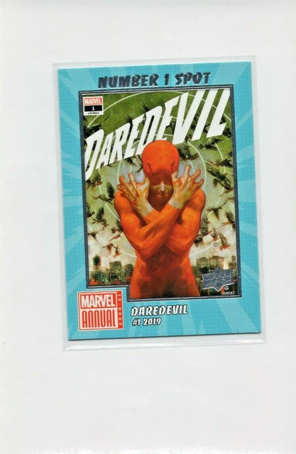 2020-21 Mint Upper Deck Marvel Annual DAREDEVIL Number One Spot N1S-1 Card