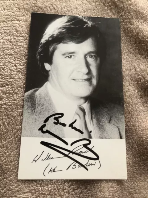 William Roache (Coronation Street) Hand Signed Cast Card