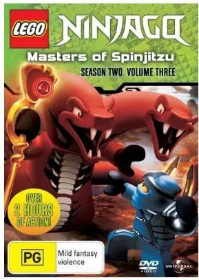 Lego Ninjago Masters of Spinjitsu(Spinjitzu) Season 2 Volume 3 DVD R4-NEW(In Sto