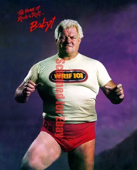 Dick the Bruiser WRIF 101 FM Detroit Radio BABY 8x10 Photo + FREE SHIPPING